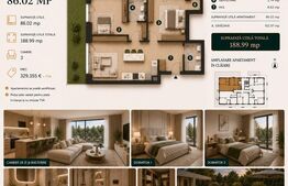 Apartament 3 camere, 86 mp | Standarde nZEB | Ansamblu nou | Buna Ziua