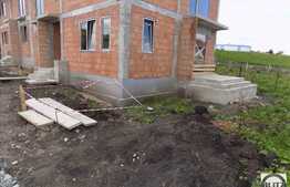 Vanzare casa cuplata, 120 mp utili, 230 mp teren, semifinisat, zona linistita