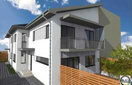 Duplex 116 mp utili, 220 mp teren, semifinisat, zona linistita de case