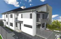 Duplex 116 mp utili, 220 mp teren, semifinisat, zona linistita de case