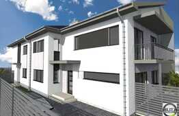 Duplex 116 mp utili, 220 mp teren, semifinisat, zona linistita de case