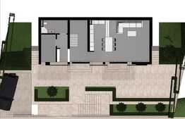 Casa individula, 150 mp utili, semifinisata, teren 510 mp, zona linistita