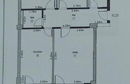 Apartament cu 3 camere, 76 mp, cu parcare si boxa, Tractorul