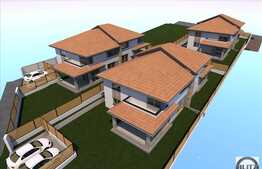 Casa cuplata, 120 mp utili, 250 mp teren, semifinisat