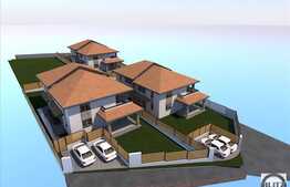 Casa cuplata, 120 mp utili, 250 mp teren, semifinisat