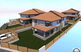Casa cuplata, 120 mp utili, 250 mp teren, semifinisat