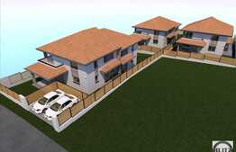 Casa cuplata, 120 mp utili, 250 mp teren, semifinisat