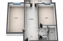 Apartament cu 2 camere, decomandate, potențial excelent, zona Calvaria