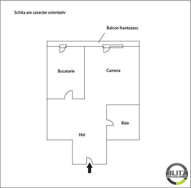 Garsonieră de vânzare Manastur - 1984AV | BLITZ Cluj-Napoca | Poza1