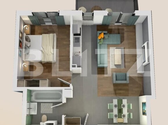Apartament de vânzare 2 camere Manastur - 198698AV | BLITZ Cluj-Napoca | Poza1