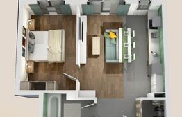 Apartament 2 camere, bloc nou, semifinisat, 50 mp, zona Vivo