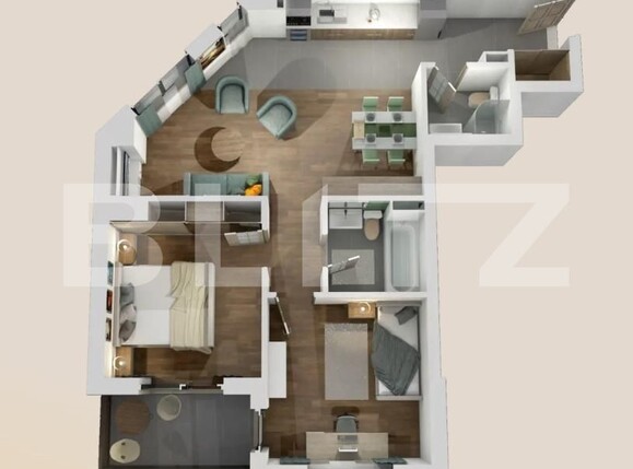 Apartament de vânzare 3 camere Manastur - 198701AV | BLITZ Cluj-Napoca | Poza1