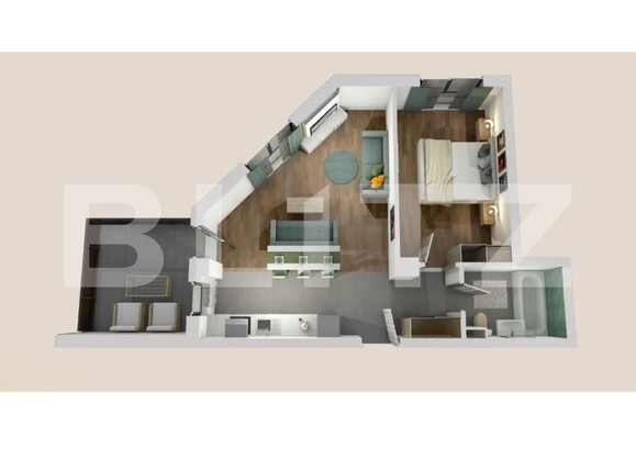 Apartament de vânzare 2 camere Manastur - 198702AV | BLITZ Cluj-Napoca | Poza1