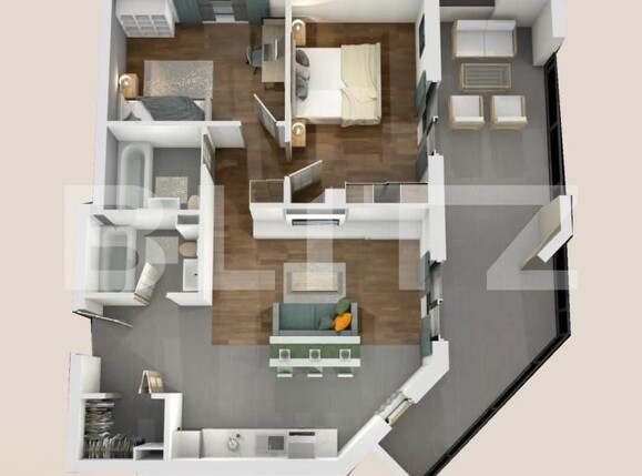 Apartament de vânzare 3 camere Manastur - 198704AV | BLITZ Cluj-Napoca | Poza1