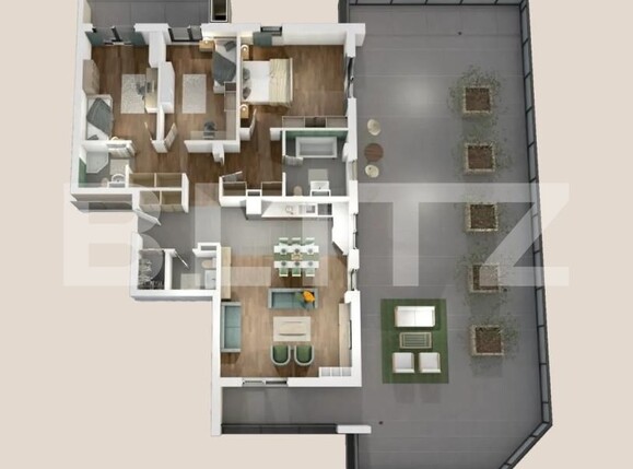Apartament de vânzare 4 camere Manastur - 198705AV | BLITZ Cluj-Napoca | Poza1