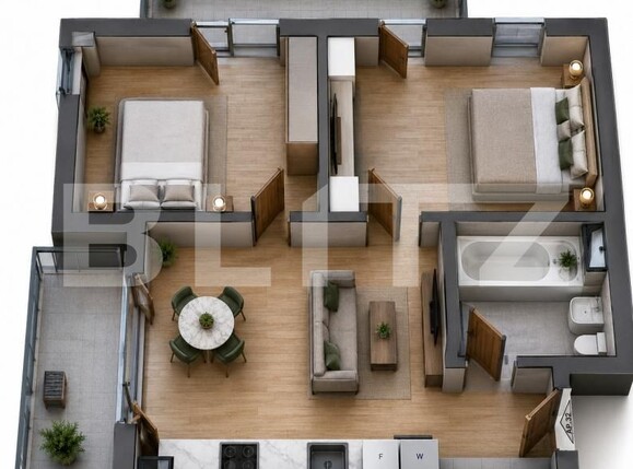 Apartament de vânzare 3 camere Apahida - 198901AV | BLITZ Cluj-Napoca | Poza1