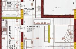 Apartament de tip studio, 40 mp, garaj, Eroilor