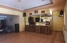 Magazin sătesc cu terasă, centrul satului Feldioara– priveliște Munții Făgăraș