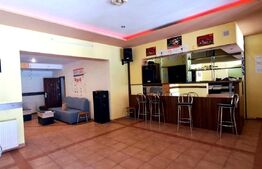 Magazin sătesc cu terasă, centrul satului Feldioara– priveliște Munții Făgăraș