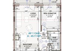 Apartament lux 2 camere, 45 mp, terasa 10 mp, etaj intermediar, garaj, Eroilor