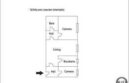 De vanzare apartament cu 3 camere, zona strazii Alverna, 45 mp utili