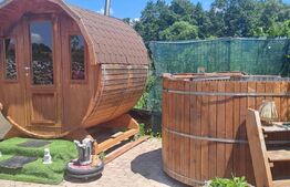 Conac modern cu saună, ciubăr și seră, 1.500 mp grădină – sat Dridif