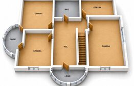Proprietate specială Câmpia Turzii: Vilă 280 mp cu teren 1450 mp