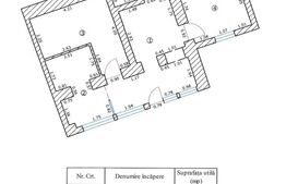 Casa 2 camere 53,80 mp, ,curte comunamare,  centrul vechi - Brasov