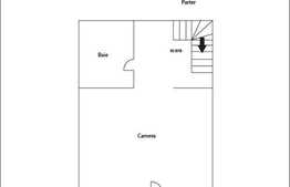 Spatiu pe 2 nivele, 72 mp cu acces din strada