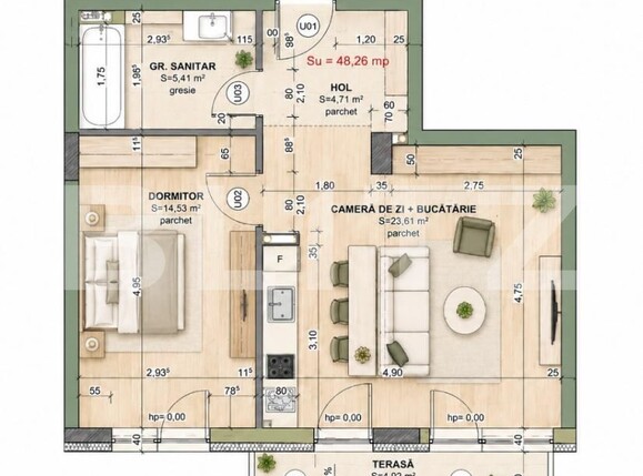 Apartament de vânzare 2 camere Iris - 200838AV | BLITZ Cluj-Napoca | Poza4