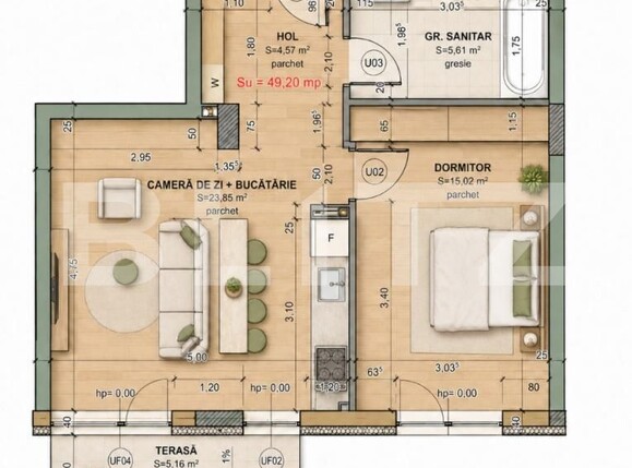 Apartament de vânzare 2 camere Iris - 200842AV | BLITZ Cluj-Napoca | Poza1