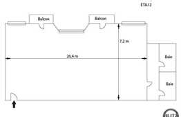 Inchiriere spatiu pentru birou, 200 mp utili open space