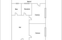 70 mp, 2 incaperi in zona strazii Liviu Rebreanu, parter