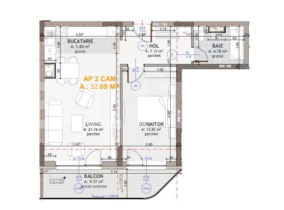Apartament de vânzare 2 camere Floreşti - 200940AV | BLITZ Cluj-Napoca | Poza11