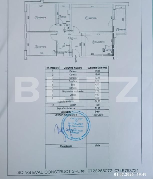 Apartament de vânzare 3 camere Florilor - 201584AV | BLITZ Brașov | Poza7