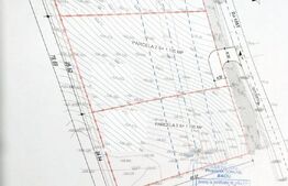 Teren intravilan, 1100 mp, front 25 m, zona Popești 