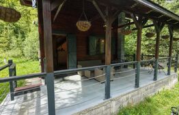 Cabană la munte cu saună finlandeză și teren generos