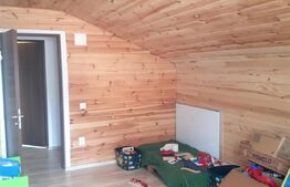 Casă deosebită din lemn masiv de stejar, 125 mp utili, teren 700 mp, Bod