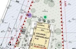 Casa individuala 120mp, teren 702mp, zona rezidențială Chinteni
