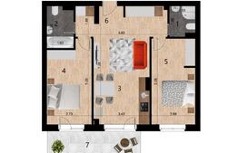 Apartament de vânzare 3 camere Central - 60868AV | BLITZ Cluj-Napoca | Poza2