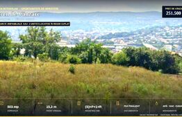 Blitz - Teren intravilan Dâmbul Rotund 503 mp, PUZ, duplex!