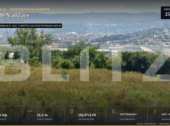 Teren de vânzare Dambul Rotund - 202289TV | BLITZ Cluj-Napoca | Poza1