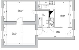 Apartament 3 camere, 75.25 mp, zonă Semicentrală