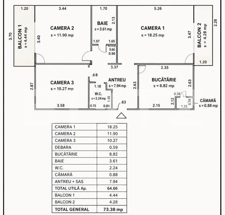 Apartament de vânzare 3 camere Marasti - 202861AV | BLITZ Cluj-Napoca | Poza7