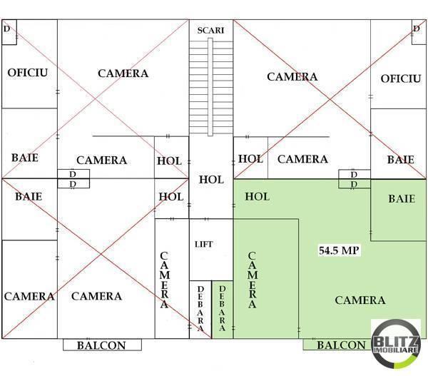 Spațiu birouri de închiriat Central - 20289SIB | BLITZ Cluj-Napoca | Poza1