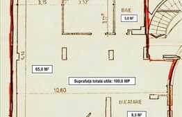 100 mp utili in zona Teatrului National, posibilitate de recompartimentare