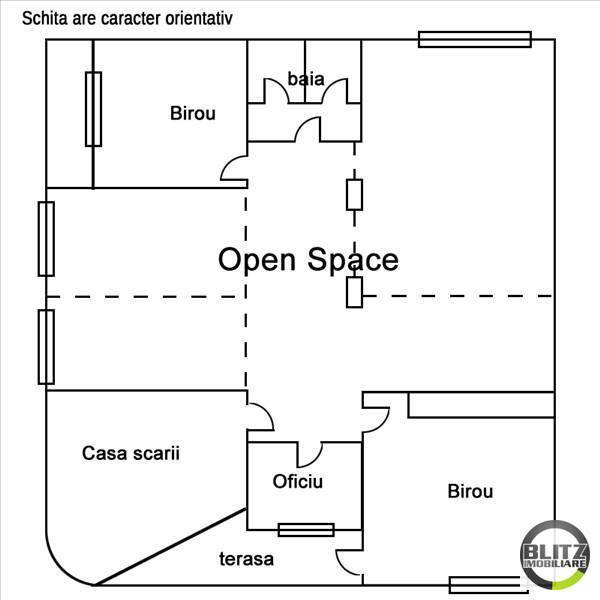 Spațiu birouri de închiriat Grigorescu - 20323SIB | BLITZ Cluj-Napoca | Poza1
