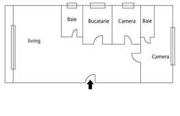 Apartament complet mobilat, utilat La Cheie!Garaj subteran inclus! 120 mp utili!