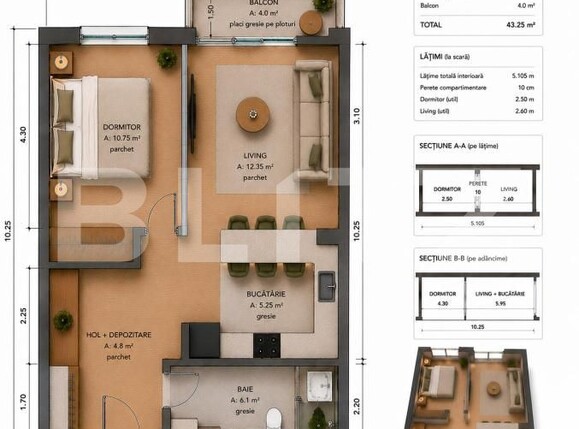 Apartament de vânzare 2 camere Iris - 203613AV | BLITZ Cluj-Napoca | Poza2