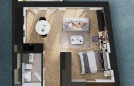 Apartament 1 camera, 40.10 mp, zona RIVUS, COMISION 0